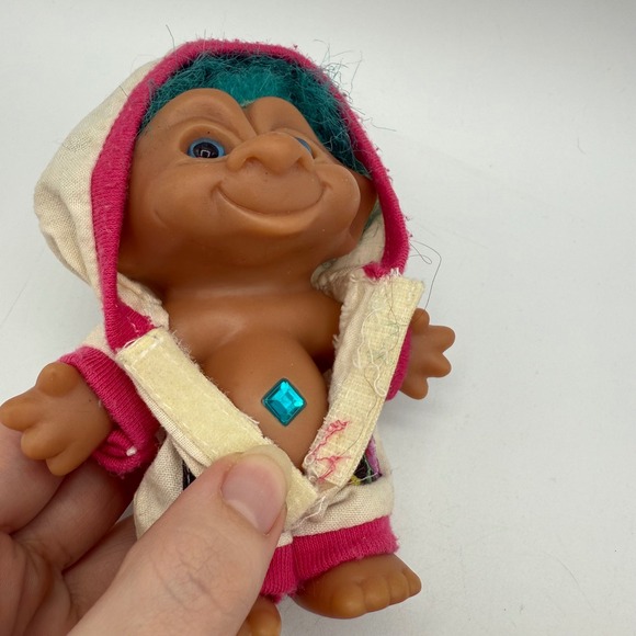 Mixed Lot of Vintage Troll Dolls Ace Novelty, Russ Style Plastic Figures - Picture 5 of 16